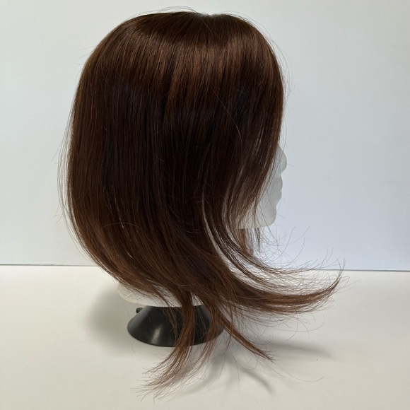 Remy Human Hair Clip-on Bangs Top Piece - Picture 3 of 16